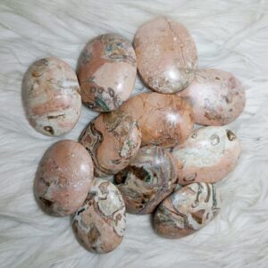Pink Picasso Palm Stone